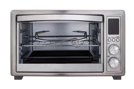 έλεγχος των οδηγήσεων 1600W 30L με τον εσωτερικό fryer αέρα ανοξείδωτου καλαθιών λαμπτήρων και αέρα ψηφιακό φούρνο
