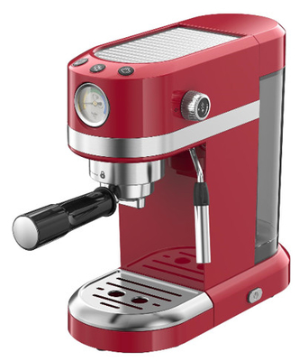Κόκκινη 1350W ψηφιακή Espresso μηχανή ODM με το θερμόμετρο