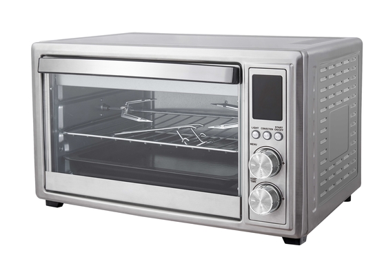 έλεγχος των οδηγήσεων 1600W 30L με τον εσωτερικό fryer αέρα ανοξείδωτου καλαθιών λαμπτήρων και αέρα ψηφιακό φούρνο